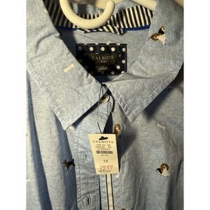 NWT 100% Cotton Womens Talbot 1X Blouse